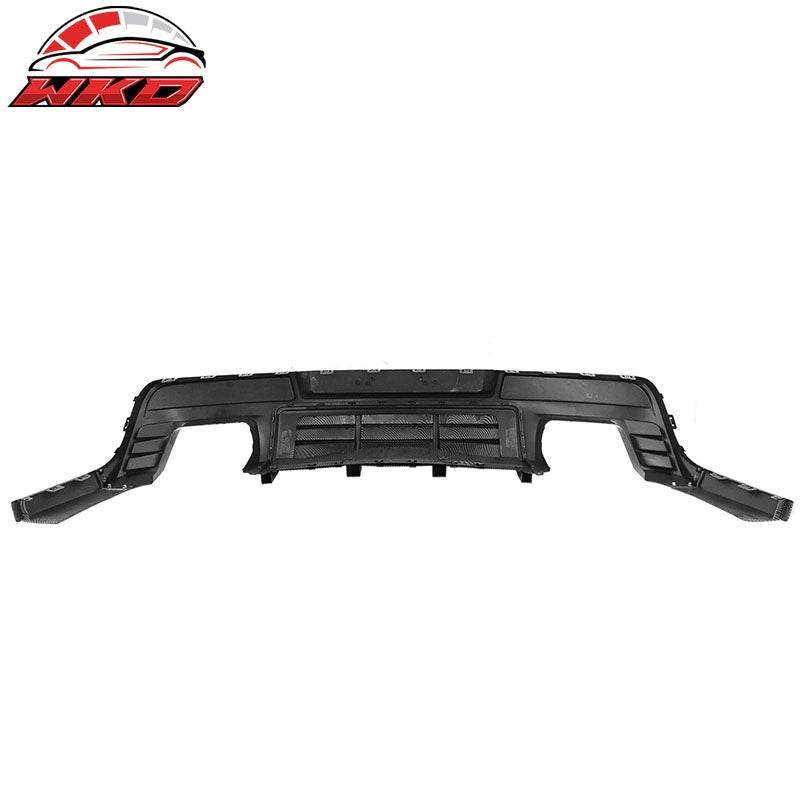 For 14-15 Chevy Camaro Ikon Style Rear Diffuser Bumper Lip Carbon Fiber Print PP