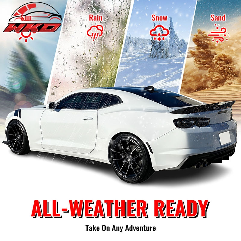 Fits 19-24 Chevy Camaro LT/LS/SS/ZL1 OE Style Rear Bumper Cover & Gloss Diffuser