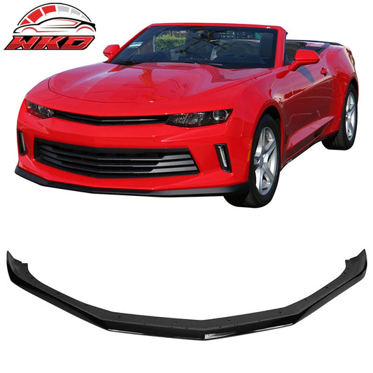 Wholesale 16-18 Chevy Camaro LT OE Style Front Bumper Lip Chin Spoiler Gloss Black ABS