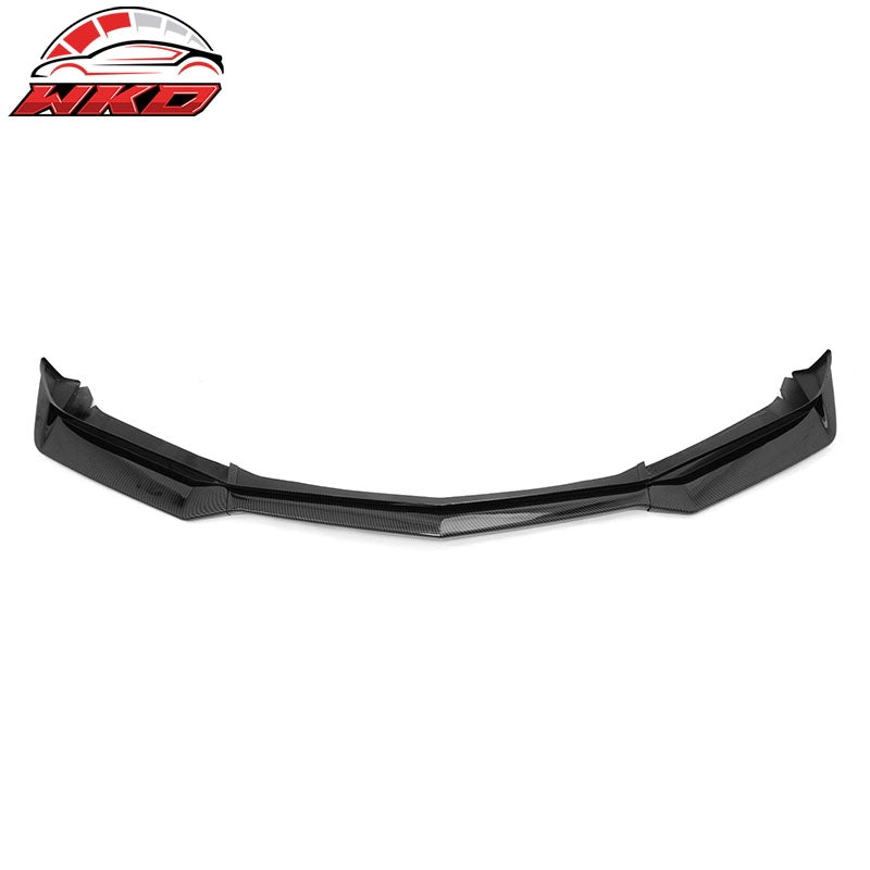 Wholesale 16-18 Chevy Camaro LT RS ZL1 PP Front Bumper Lip Spoiler Carbon Fiber Print - Wikond Auto