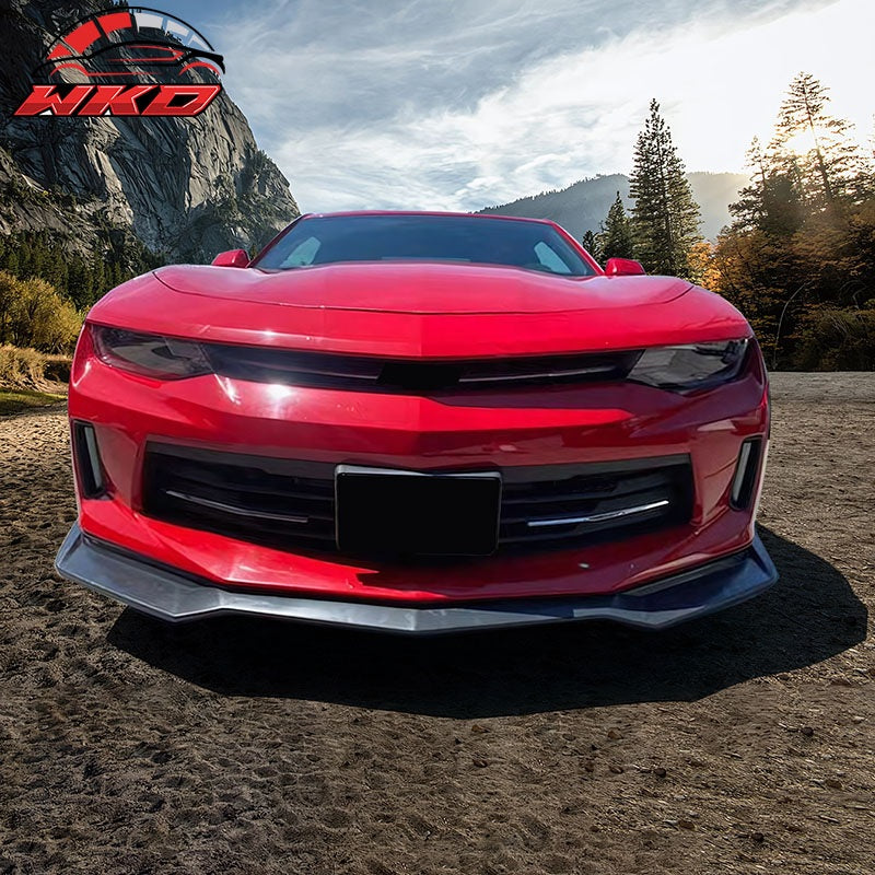 Fits 16-18 Chevy Camaro LT & RS ZL1 Style Front Bumper Lip Spoiler Unpainted PP