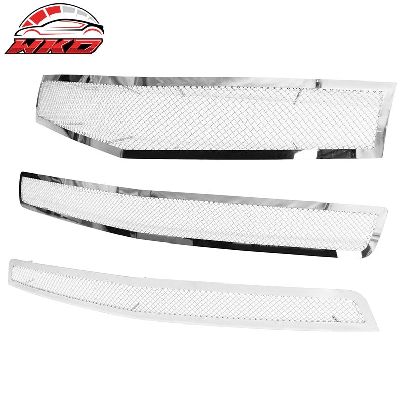 Wholesale 2010-2013 Chevy Camaro Perimeter Woven Mesh Lower + Upper Grille Insert