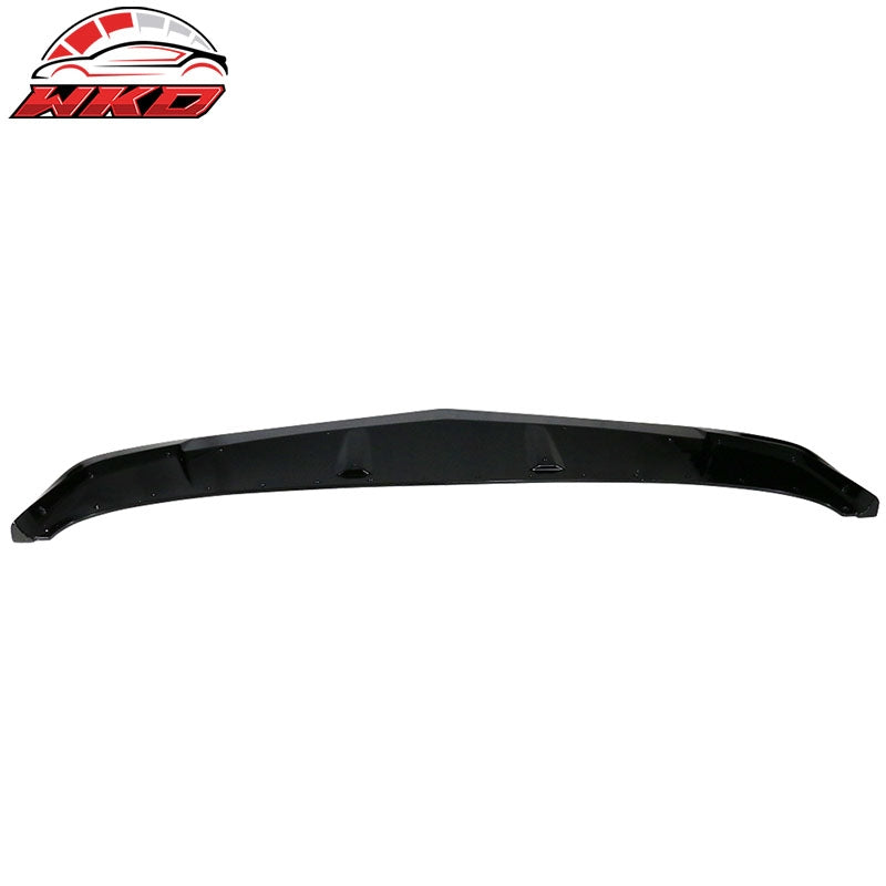 Fits 14-15 Chevy Camaro SS A Style Front Bumper Lip Gloss Black - PP