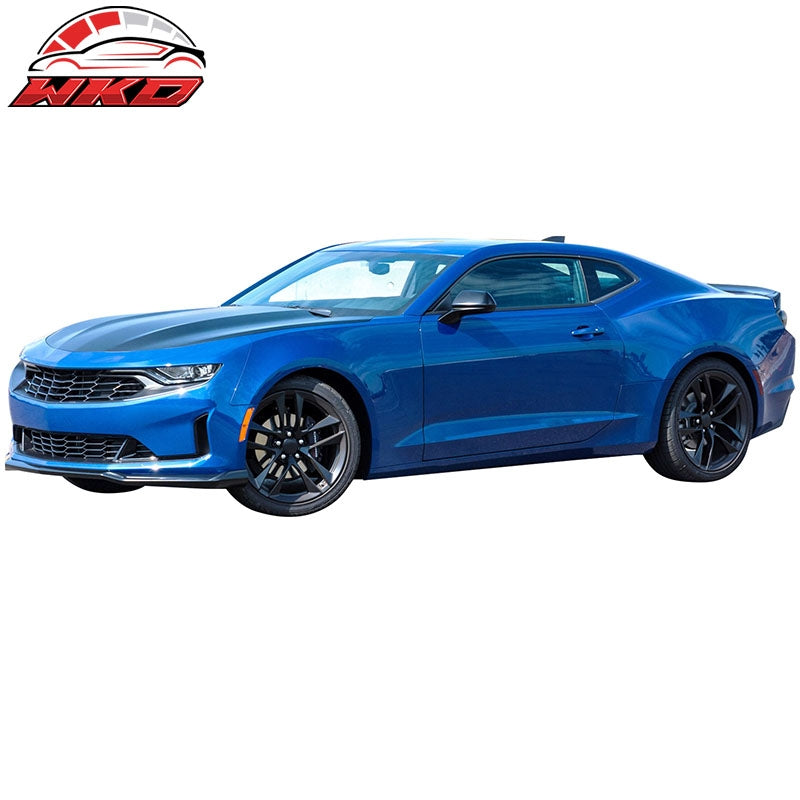 Fits 16-24 Chevy Camaro SS V8 OE Style Matte Black Front Bumper Spoiler Lip