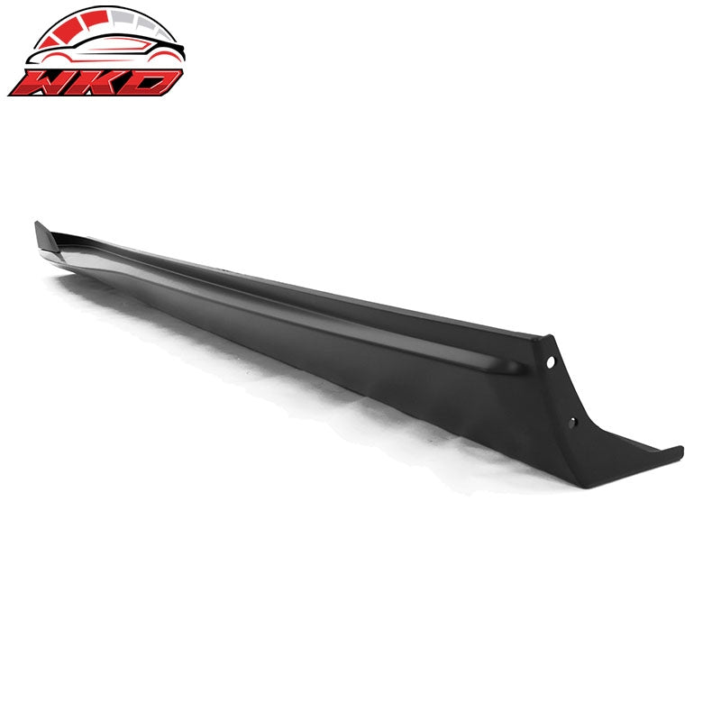 Fits 16-24 Chevy Camaro IKON V2 Style 4PCS Side Skirts Extension PP Matte Black