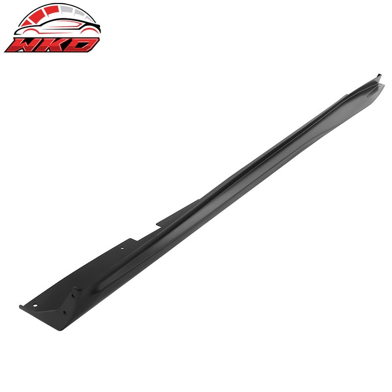 Fits 10-15 Chevy Camaro Matte Black PP Side Skirts Rocker Panel IKON V3 Style