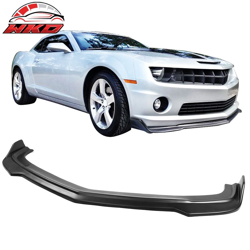 Wholesale 10-13 Chevy Camaro V8 SS V2 Style Front Bumper Lip Spoiler Matte Black PP