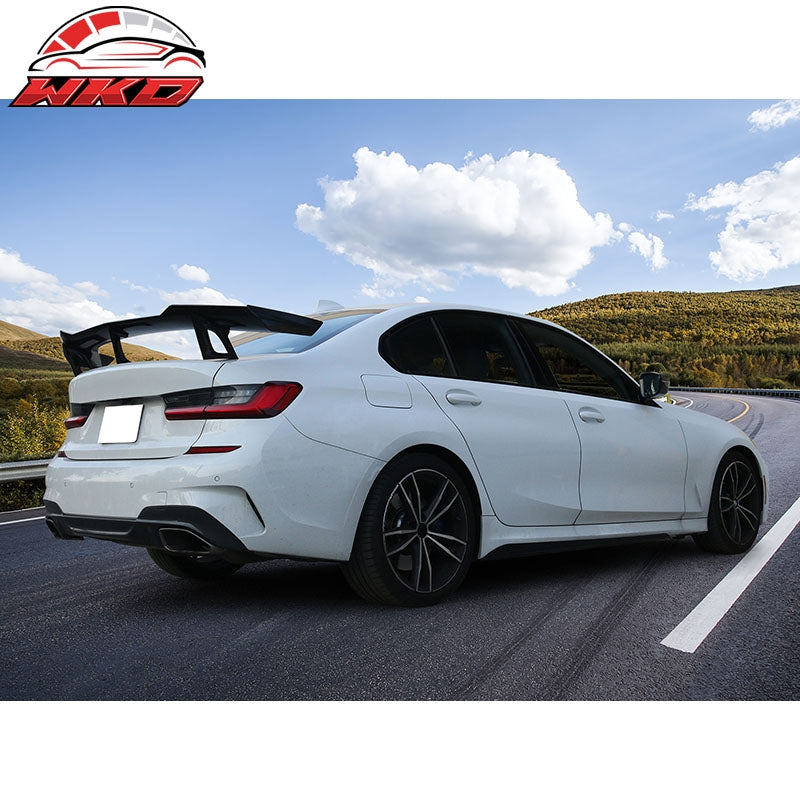For 16-24 Chevy Camaro ZL1 1LE Style Trunk Spoiler ABS Unpainted Black Rear Wing