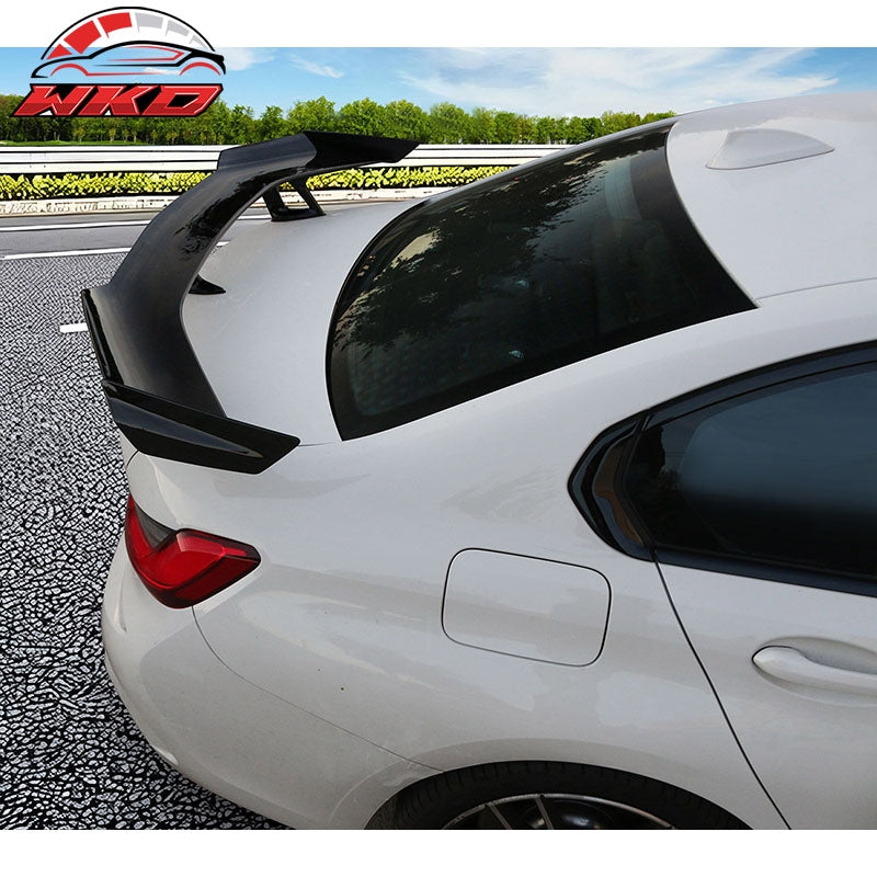 For 16-24 Chevy Camaro ZL1 1LE Style Trunk Spoiler ABS Unpainted Black Rear Wing