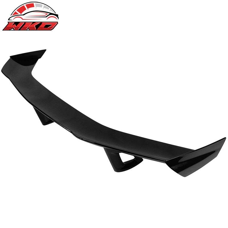 Fit 16-24 Chevy Camaro ZL1 1LE Style Rear Trunk Spoiler Wing Lip ABS Gloss Black