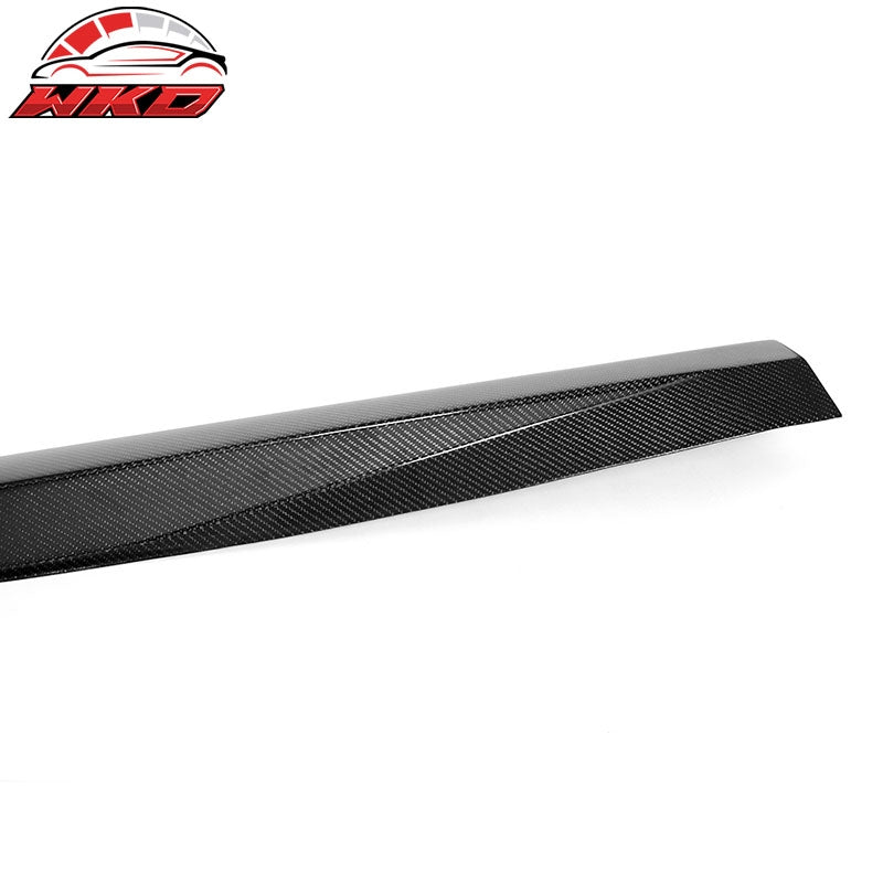 Fits 16-24 Chevy Camaro ZL1 Style Side Skirts Panel Extension 2PC - Carbon Fiber