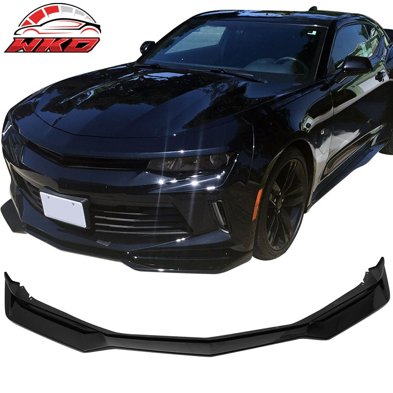 Wholesale 16-18 Chevy Camaro ZL1 Style Front Bumper Lip PP Gloss Black