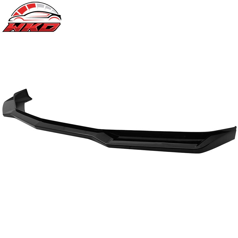 Fits 16-18 Chevy Camaro ZL1 Style Front Bumper Lip PP Gloss Black