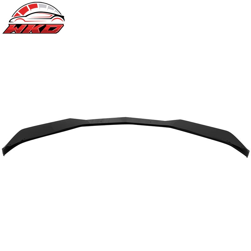 Fits 16-18 Chevy Camaro ZL1 Style Front Bumper Lip PP Gloss Black