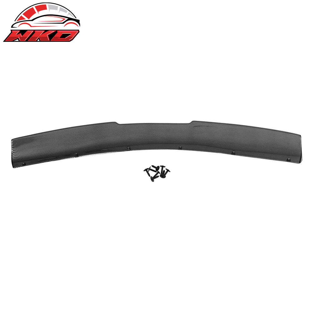 Fits 10-13 Chevrolet Camaro IKON Style Trunk Spoiler - Carbon Fiber Print