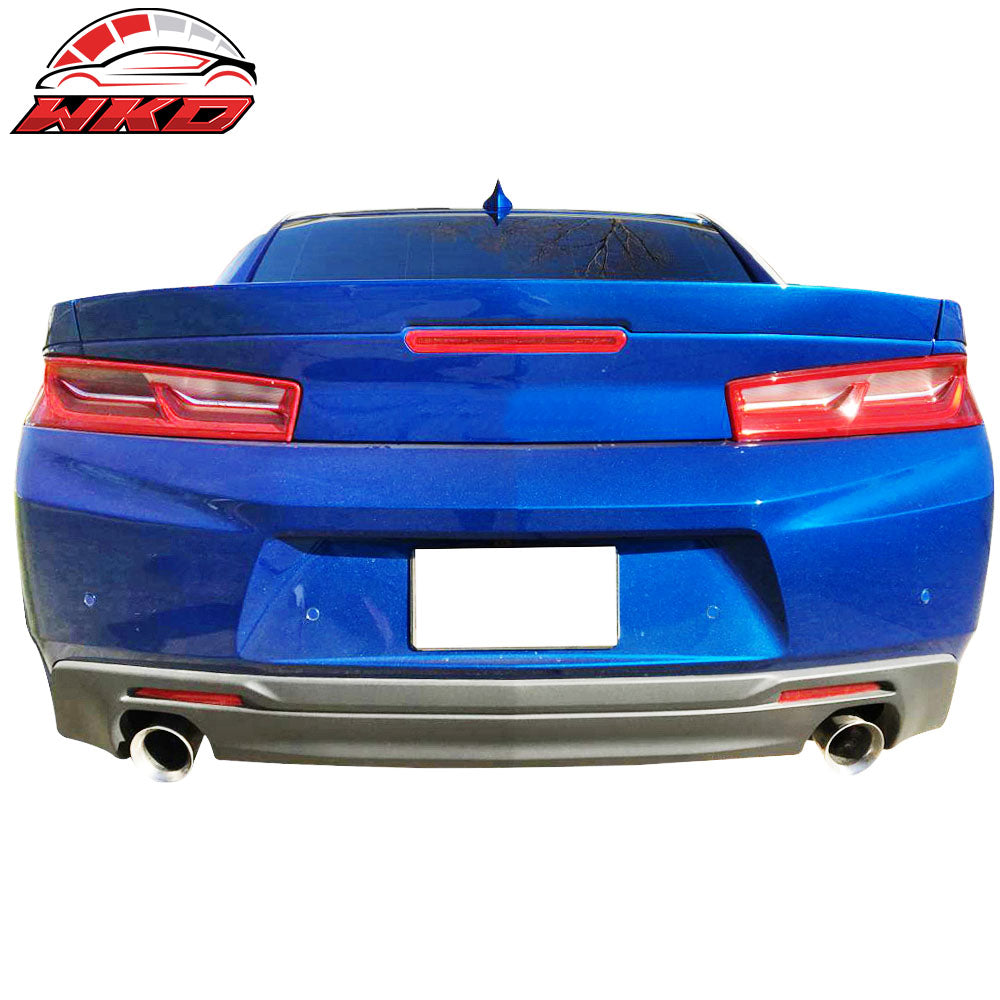 Fits 16-24 Chevrolet Camaro OE Style Rear Trunk Spoiler Wing Lip Unpainted 3PCS