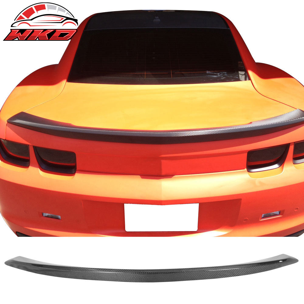 Fits 10-13 Chevy Camaro OE Factory Real Carbon Fiber CF Trunk Spoiler Rear Wing