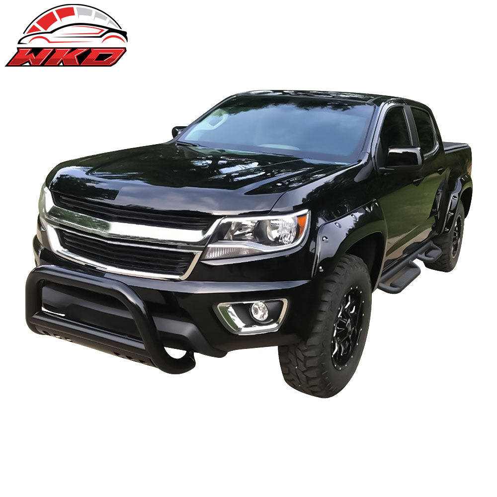 Fits 15-18 Colorado /GMC Canyon 3" Bull Bar Front Bumper Brush Push Grille Guard