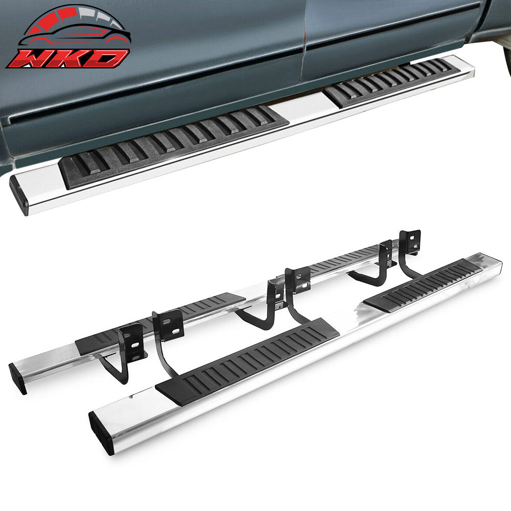 Fits 15-22 Chevy Colorado GMC Canyon Crew Cab 6"Running Board Side Step Nerf Bar