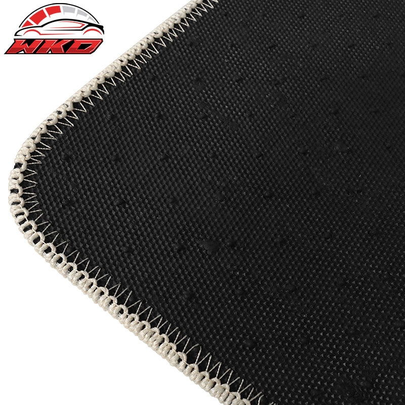 Fits 05-13 Chevy Corvette C6 Car Floor Mats Liner Front Nylon Beige Carpets 2PC