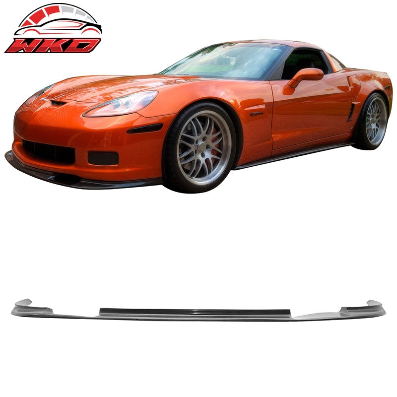 Wholesale 05-13 Chevy Corvette C6 Z06 Front Bumper Lip Spoiler ZR1 Style Unpainted PU