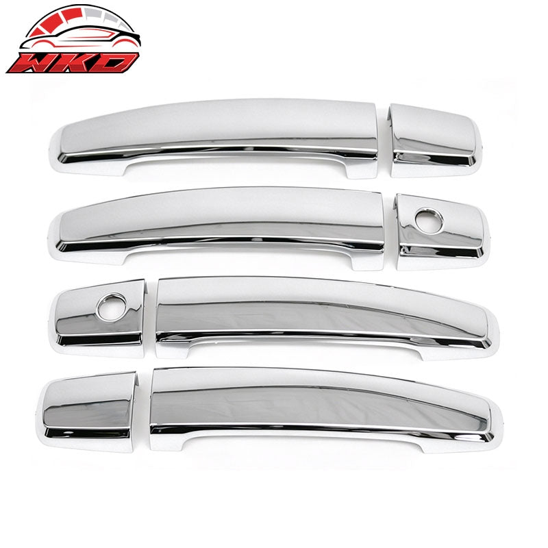Wholesale 11-15 Chevy Cruze Front Rear Door Handle Cover Trim W/ 2-Keyhole Chrome ABS
