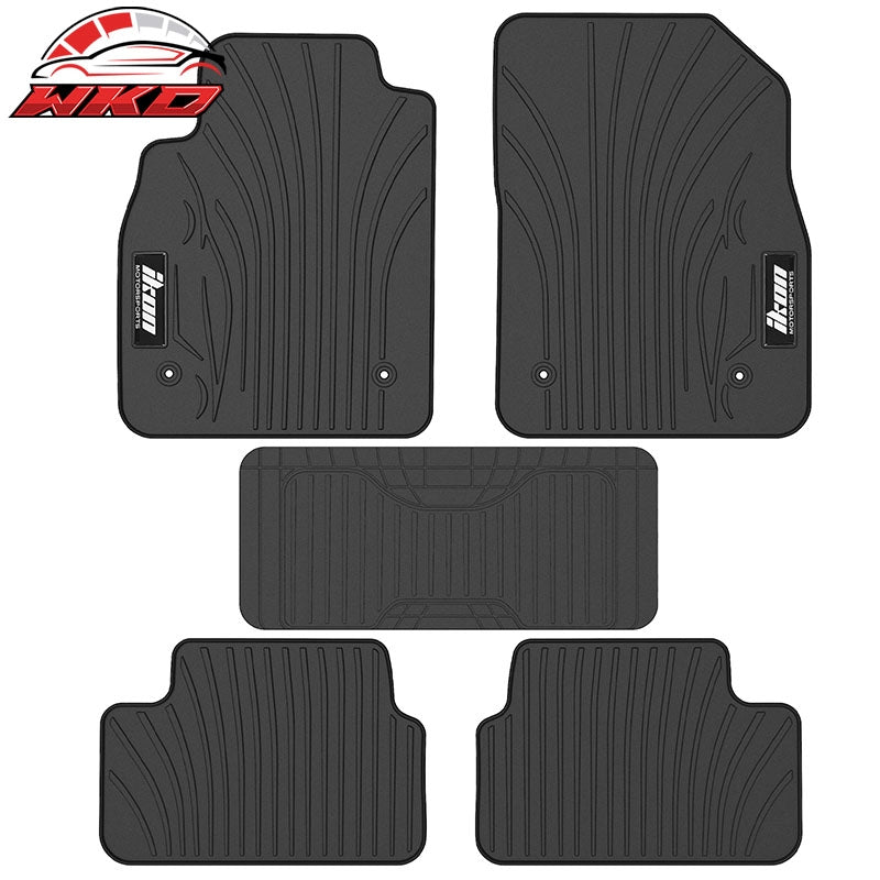 Wholesale 08-16 Chevy Cruze Latex Car Floor Mats Liner All Weather Black Carpet 5PC
