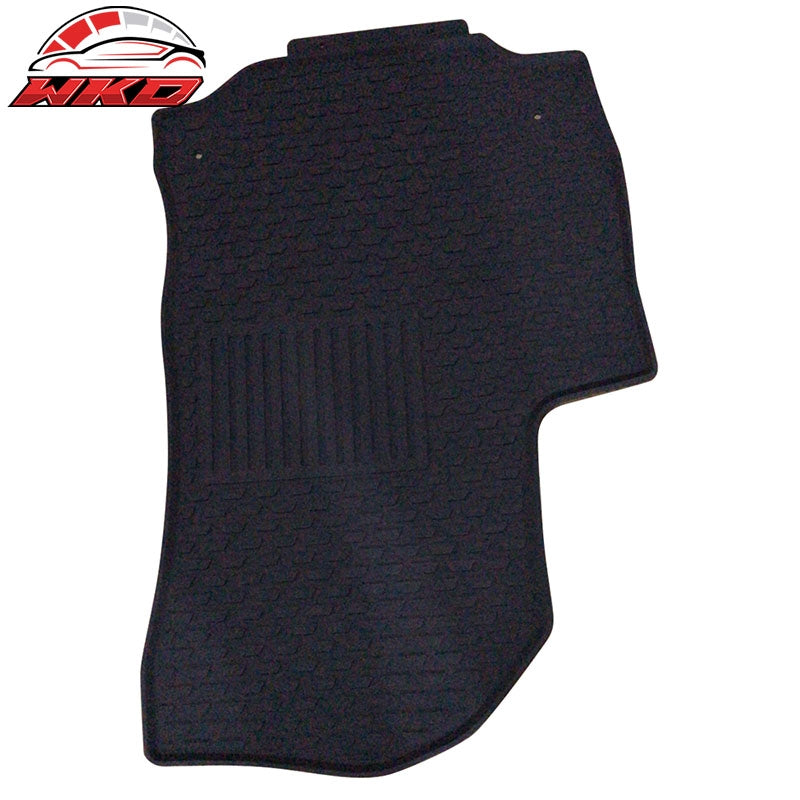 Fits 18-24 Chevy Equinox Black Rubber All Weather Floor Mats