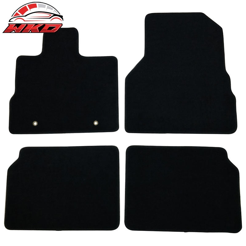 Wholesale 10-17 Chevy Equinox Floor Mats Front & Rear 4PC Black Nylon