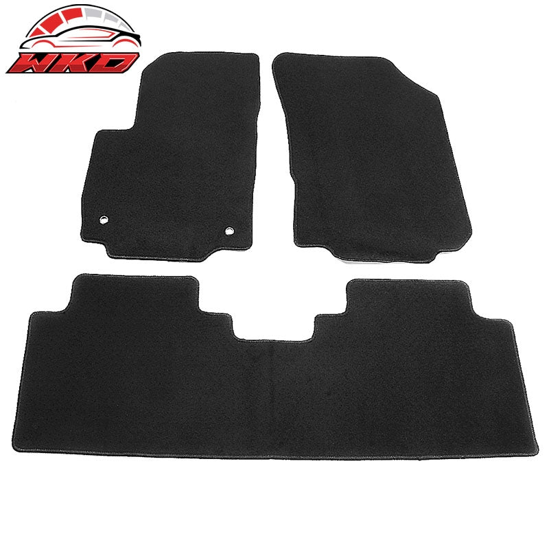 Wholesale 18-24 Chevy Equinox Car Floor Mats Front Rear 3PC Carpet Liner Black Set