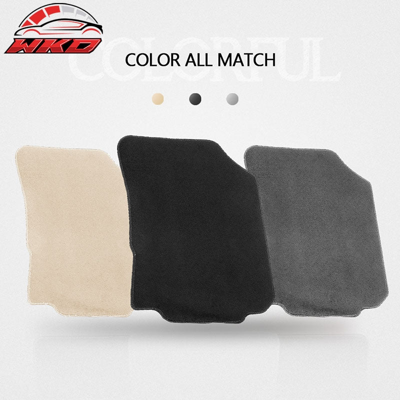 Fits 18-24 Chevy Equinox Car Floor Mats Front Rear 3PC Carpet Liner Black Set