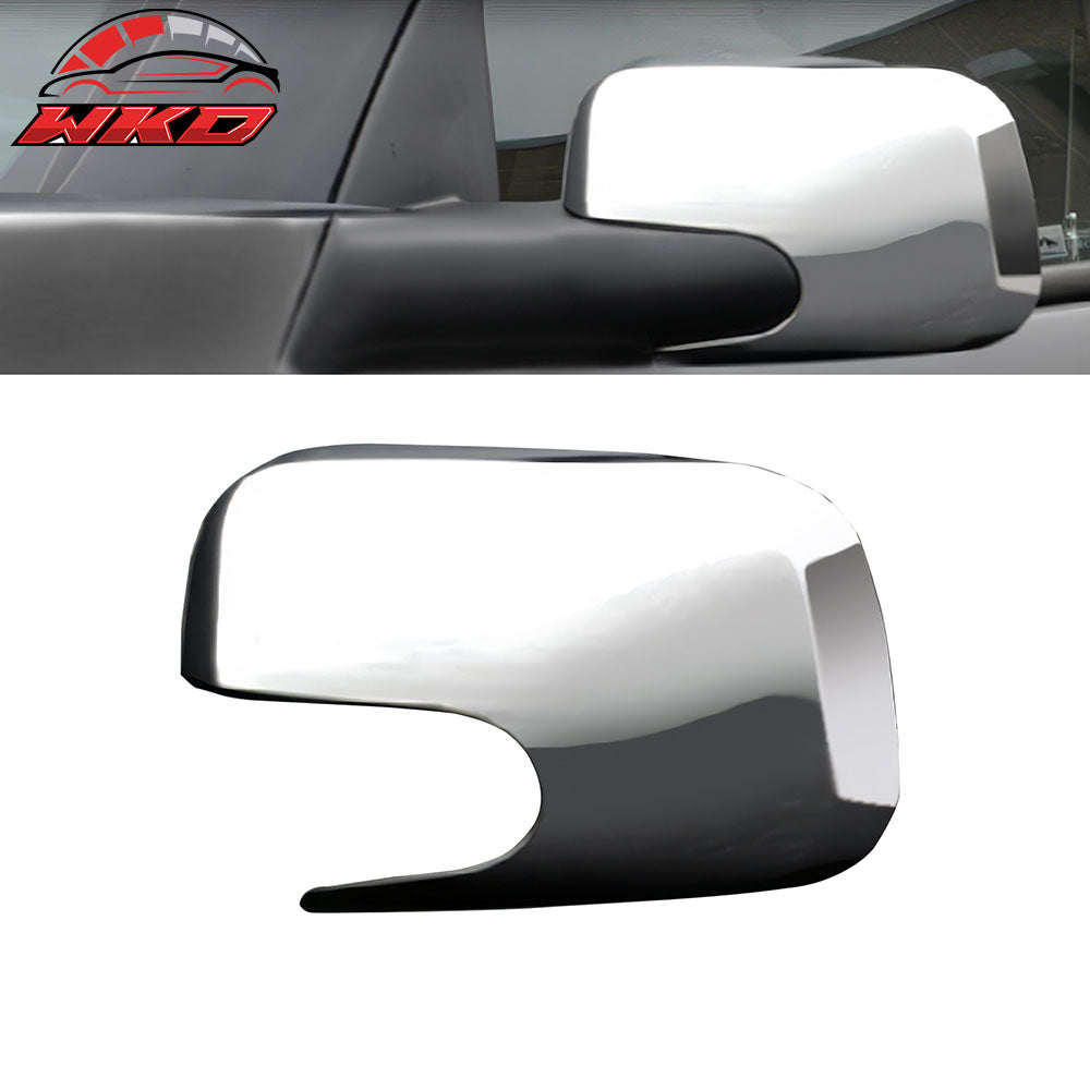 Fits 06-11 Chevy HHR Rear Side View Mirror Covers Caps Overlay Chrome ABS Pair