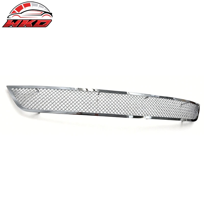 Fits 14-20 Chevy Impala Chrome Mesh Style Front Upper Grille Stainless Steel