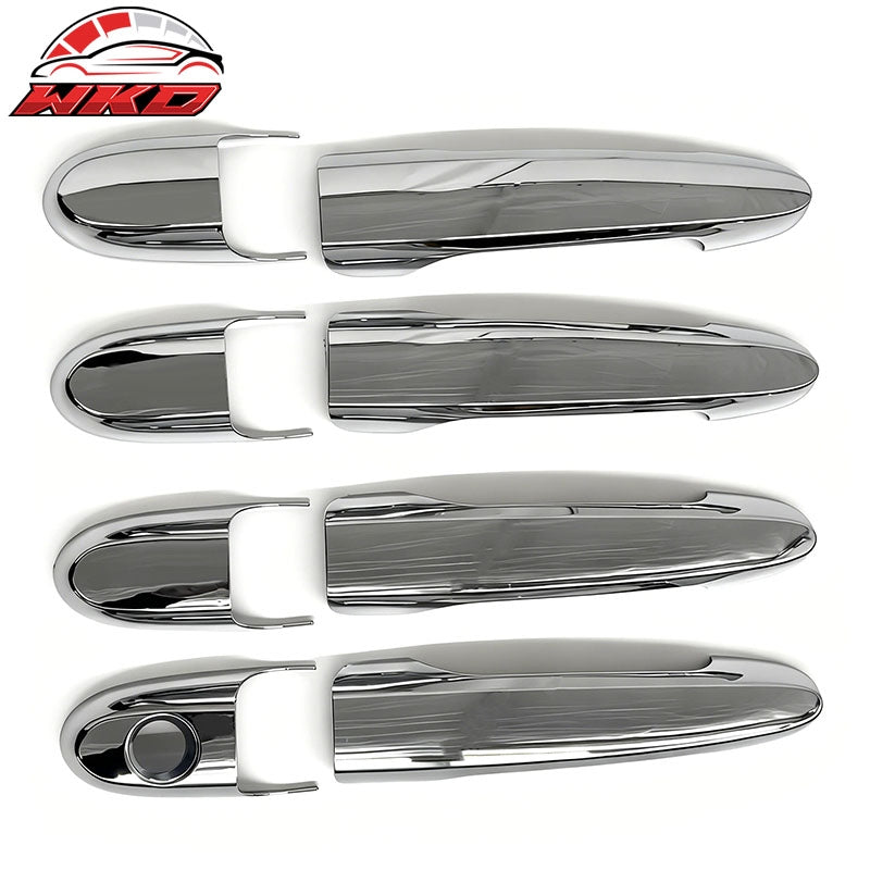 Fits 06-12 Chevy Impala 05-10 Cobalt Chrome Door Handle Cover ABS w/ 1 Keyhole