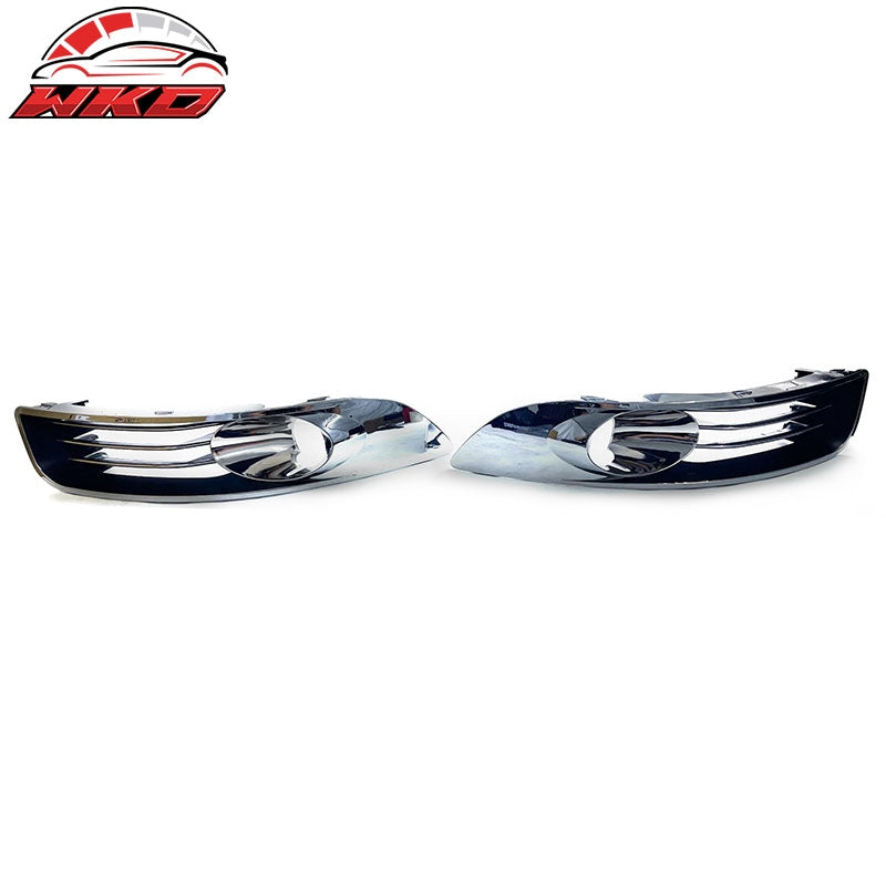 Wholesale 06-12 Chevy Impala 2PCS Front Bumper Fog Light Lamp Bezel Cover Trim Chrome