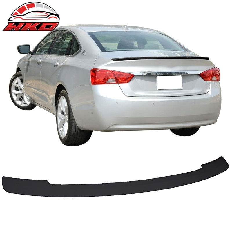 Fits 14-21 Chevy Impala OE Style Rear Trunk Spoiler Unpainted ABS Decklid Wing
