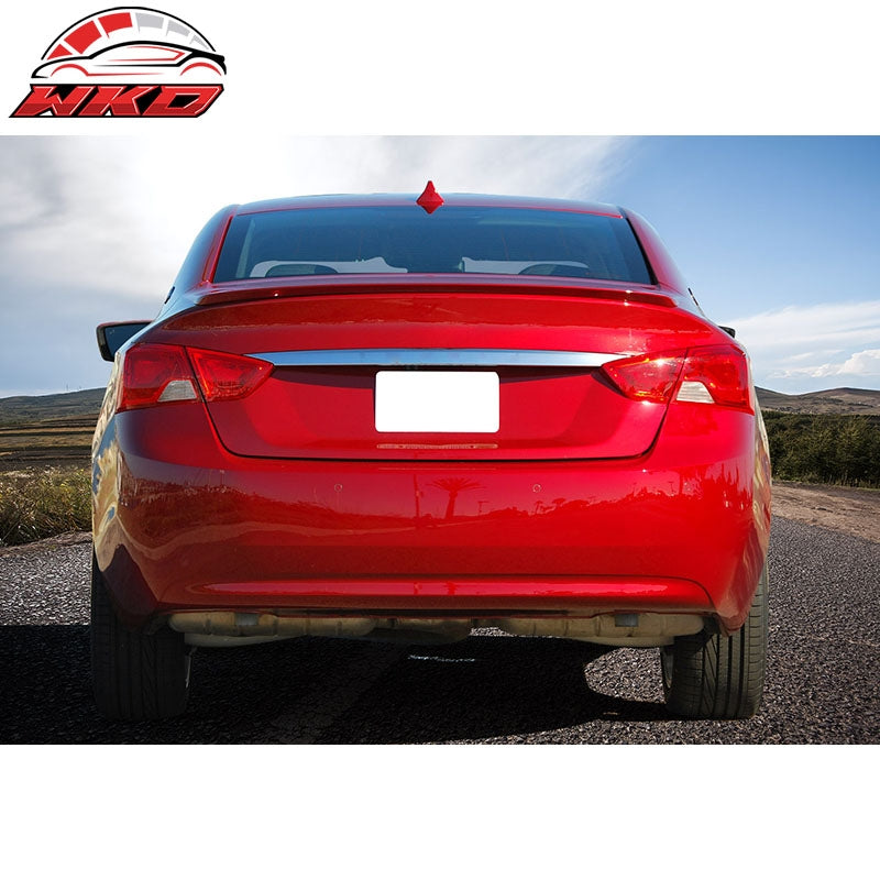 Fits 14-21 Chevy Impala OE Style Rear Trunk Spoiler Unpainted ABS Decklid Wing