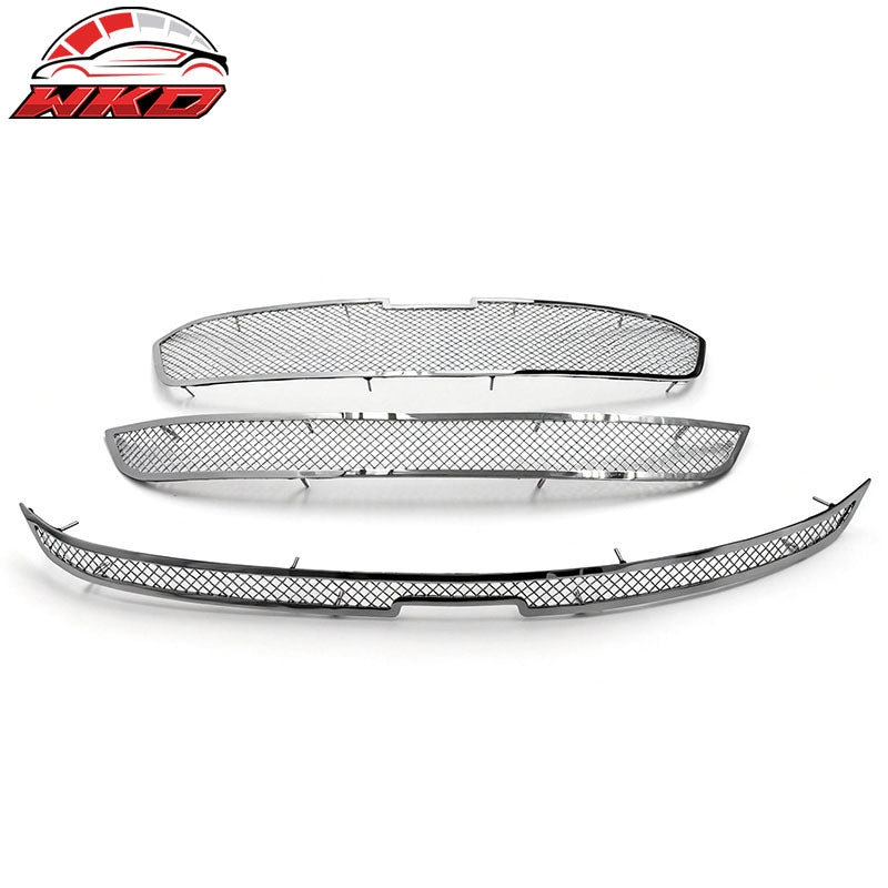 Wholesale 14-16 Chevy Malibu Chrome Mesh Style Front Upper Grille Stainless Steel
