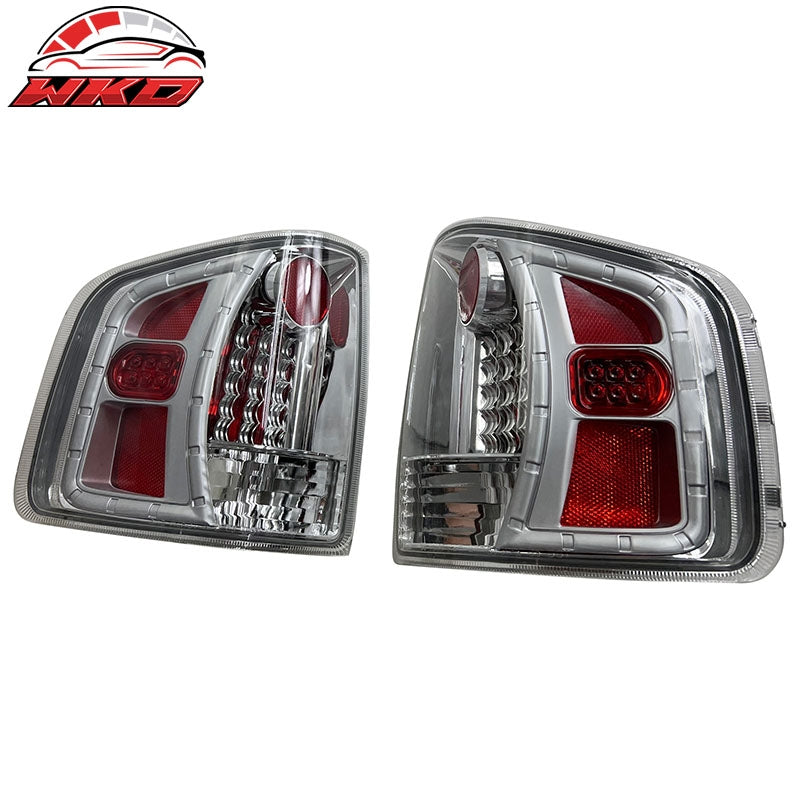 Fits 1994-2004 Chevy S10/GMC S15/Sonoma Multi-Diamond Cut Style Tail Lights Pair