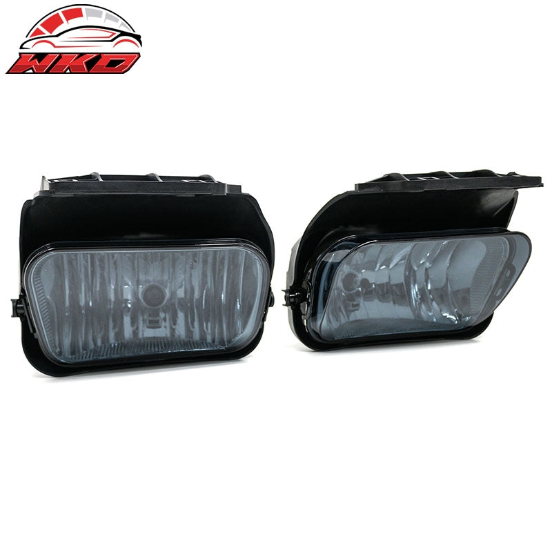 Fits 02-07 Chevy Silverado 1500 2500 3500 Fog Lights Lamp Assembly Clear Lens
