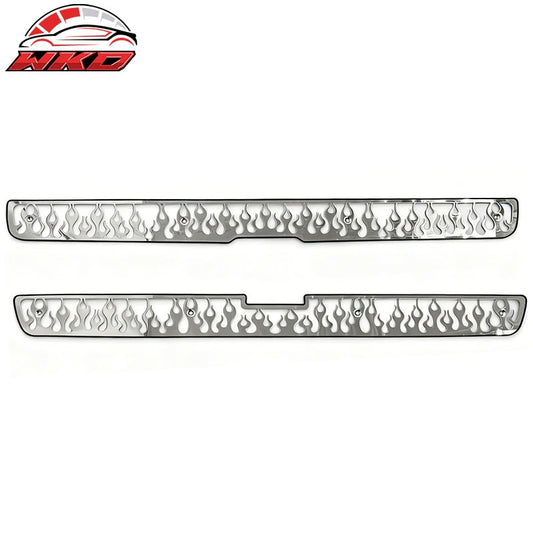 Wholesale 99-02 Chevy Silverado 1500/2500/3500 Front Overlay Upper Grille Inserts 2PC - Wikond Auto
