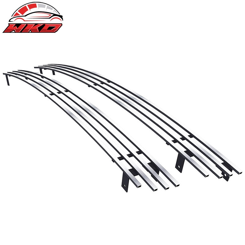 Fits 99-02 Chevy Silverado 1500 Billet Style Front Upper Grille Insert Chrome