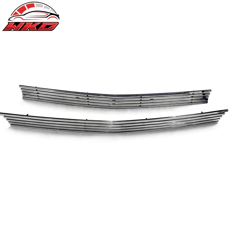 Fits 99-02 Chevy Silverado 1500 Billet Style Front Upper Grille Insert Chrome
