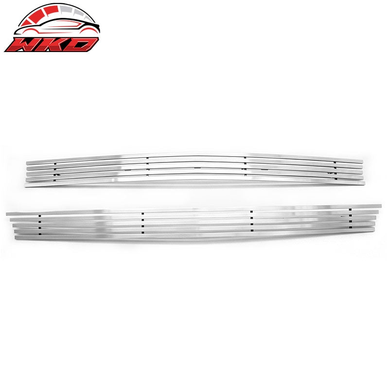 Fits 99-02 Chevy Silverado 1500 Billet Style Front Upper Grille Insert Chrome