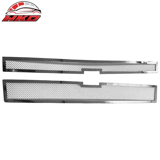 Wholesale 14-15 Chevy Silverado 1500 Chrome Upper Grille Stainless Steel - Mesh Style - Wikond Auto