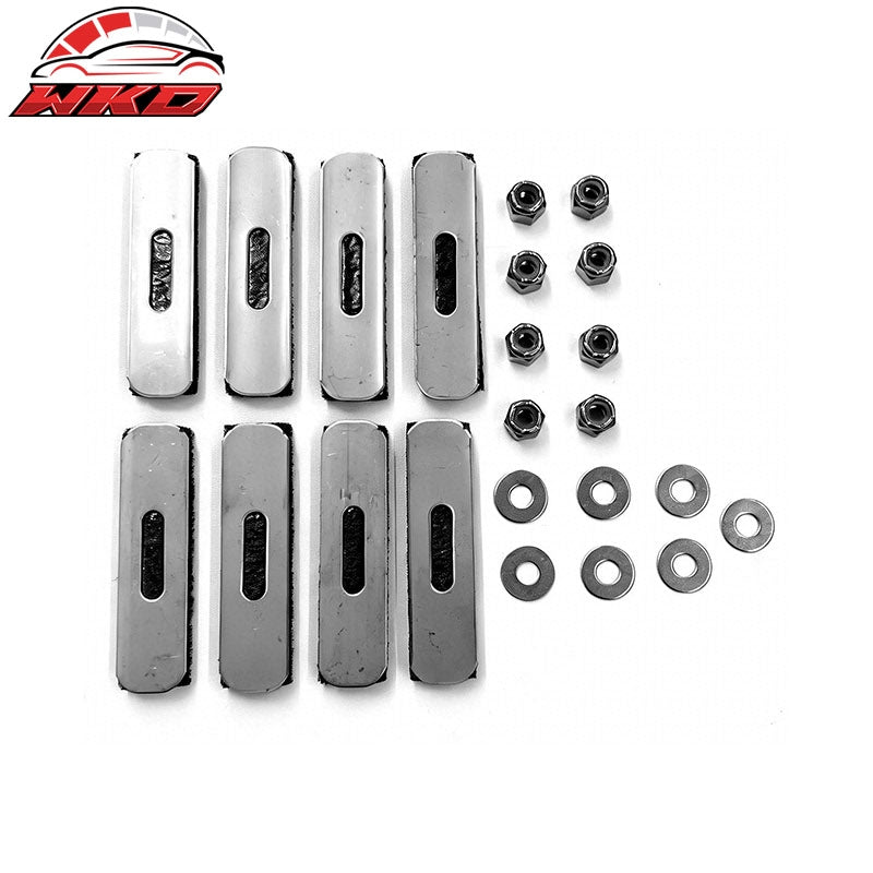 Fits 07-10 Chevy Silverado 2500/3500HD Upper Grille Insert Stainless Steel 2PCS