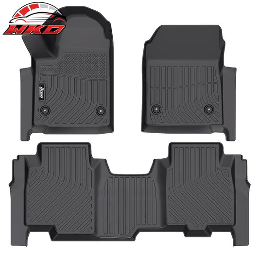 Wholesale 24-26 Chevy Silverado EV GMC Sierra EV TPE 3D Floor Mats Cargo Liner Carpet - Wikond Auto