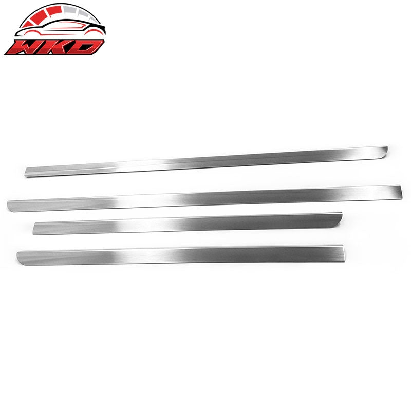 Fits 07-13 Chevy Silverado GMC Sierra 1500/2500/3500 Window Belt Molding 4PCS