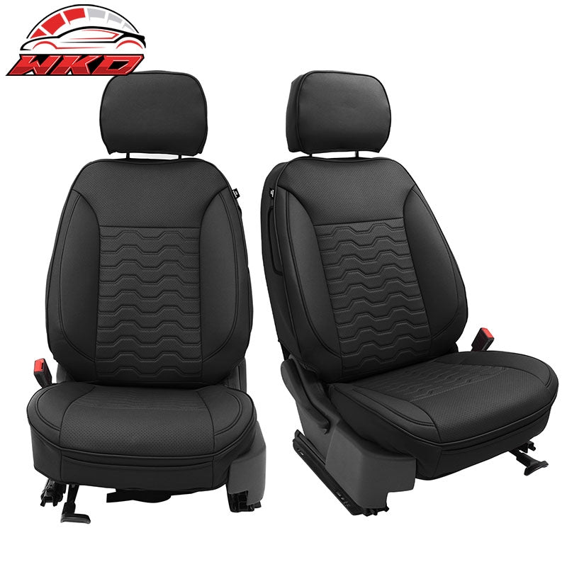 Wholesale 19-26 Chevy Silverado GMC Sierra 1500 2500HD 3500HD Front Seat Covers Black