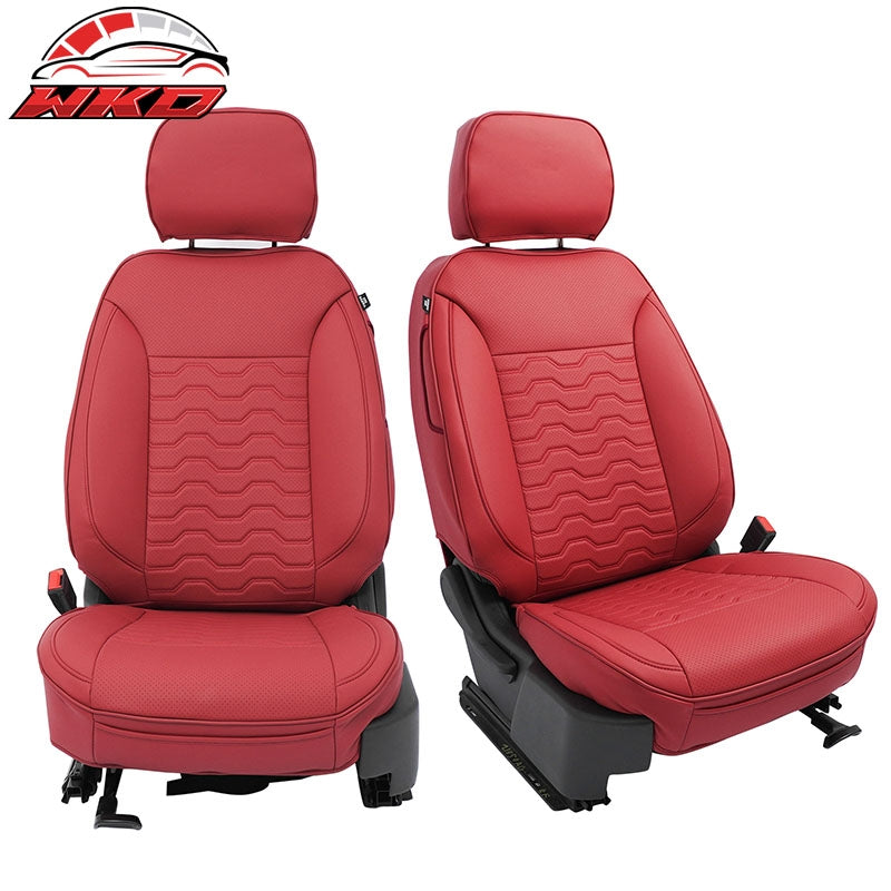 Wholesale 19-26 Chevy Silverado GMC Sierra 1500 2500HD 3500HD Front Seat Covers Red